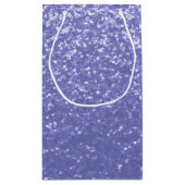 Lavendel Glitzern Glitzer Kleine Geschenktüte (Rückseite)