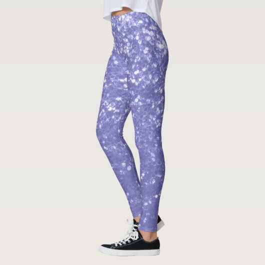 Lavendel Glitzern Glitzer Leggings (Links)
