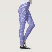 Lavendel Glitzern Glitzer Leggings (Rechts)