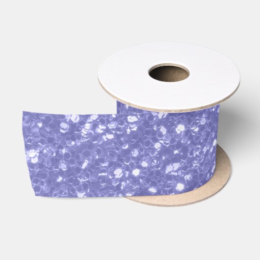 Lavendel Glitzern Glitzer Satinband (Spule)