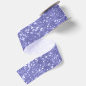 Lavendel Glitzern Glitzer Satinband (Rückseite)