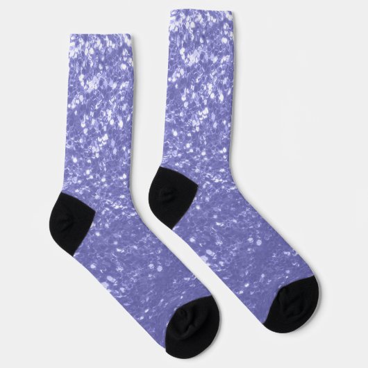 Lavendel Glitzern Glitzer Socken (Rechts)