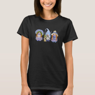 Lavendel-Gnom Frühling Kommt Gartenarbeit Drei Pu T-Shirt