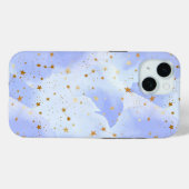 Lavendel Golden Star Case-Mate iPhone Hülle (Rückseite (Horizontal))