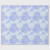 Lavendel Golden Star Geschenkpapier (Flach)