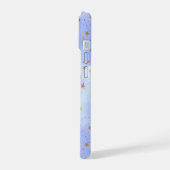 Lavendel Golden Star iPhone 15 Hülle (Linke Seite)