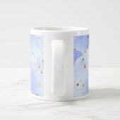 Lavendel Golden Star Jumbo-Tasse (Rückseite)