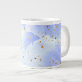 Lavendel Golden Star Jumbo-Tasse (Vorderseite Rechts)