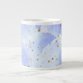 Lavendel Golden Star Jumbo-Tasse (Vorderseite)