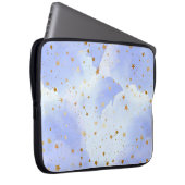 Lavendel Golden Star Laptopschutzhülle (Vorne Rechts)