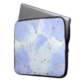 Lavendel Golden Star Laptopschutzhülle (Vorderseite Links)