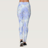 Lavendel Golden Star Leggings (Rückseite)