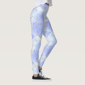 Lavendel Golden Star Leggings (Rechts)