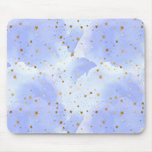 Lavendel Golden Star Mousepad (Vorne)