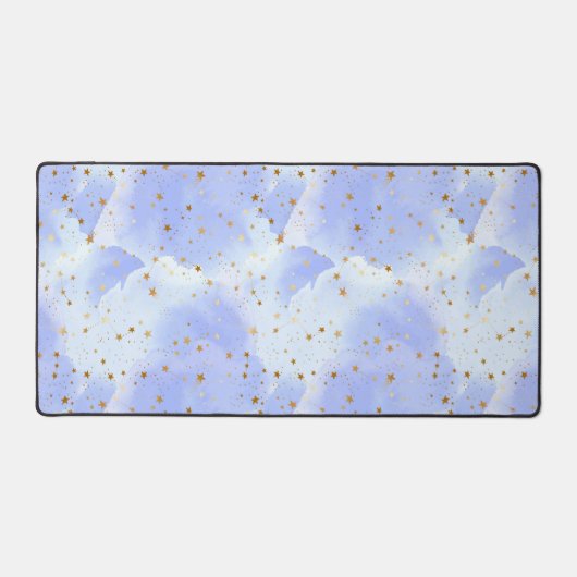 Lavendel Golden Star Schreibtischunterlage (Vorderseite)