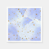 Lavendel Golden Star Serviette (Vorderseite)