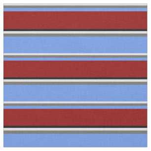 Lavendel, Grau, Cornblume Blau, Dunkelrot und Schw Stoff