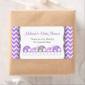 Lavendel graue Elephant Parade Wasserflaschen Labe (Insitu)