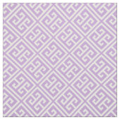 Lavendel Griechisches Schlüsselmuster Stoff (Muster)
