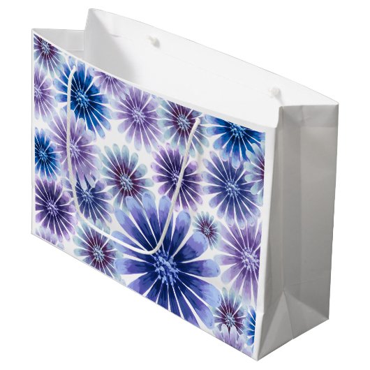 Lavendel Große Geschenktüte (Vorderseite Schrägansicht)