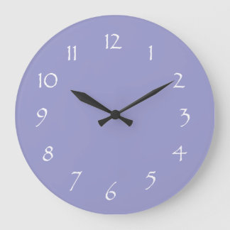 Lavendel Große Wanduhr