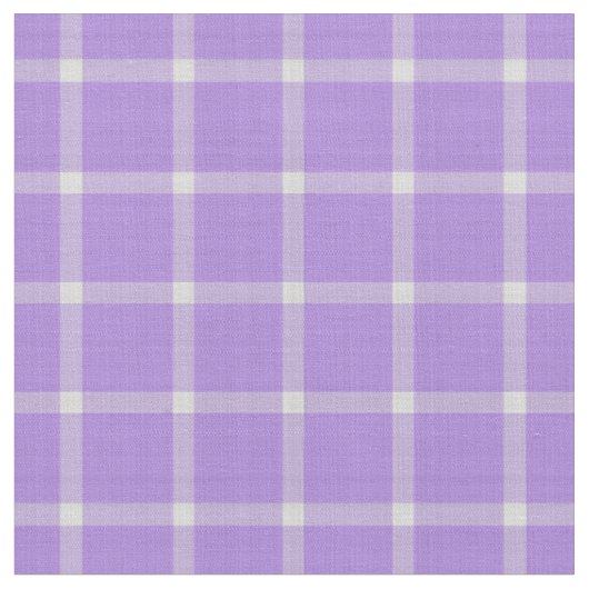 Lavendel großes Karomuster Stoff (Nahaufnahme)