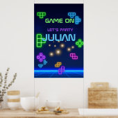 Lavendel, grün blau, und lila Gamer 24" x 36" Pos Poster (Küche)