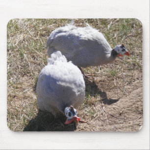 Lavendel-Guinea-Hühner Mousepad