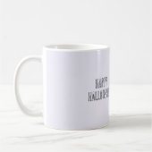 Lavendel-Halloween-Kürbis Kaffeetasse (Links)