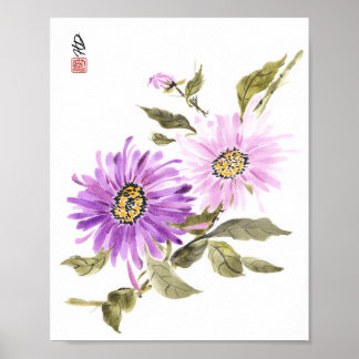 Lavendel-Harmonie Poster