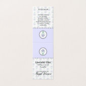 Lavendel, hausgemachte Bath & Body Label | Geschen (Außenseite Aufgefaltet)