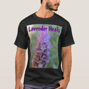 Lavendel heilt das Shirt der Männer