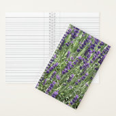 Lavendel Herb Blume floral Notizblock (Innen)