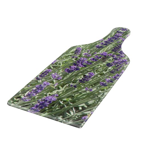 Lavendel Herb Blume floral Schneidebrett (Ecke)
