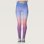 Lavendel-Himmel "Live-" in den Leggings (Vorderseite)