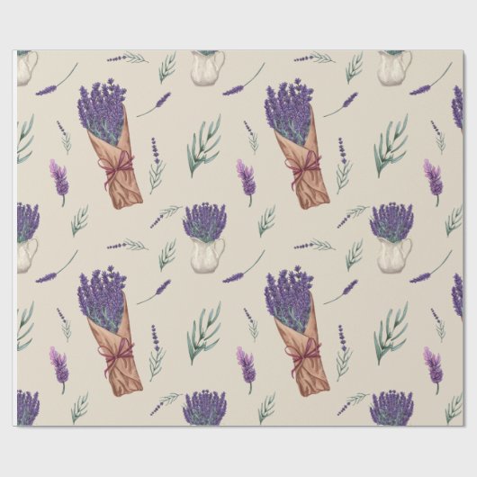 Lavendel Hochzeit, Brautparty, Geschenkwrap Geschenkpapier (Flach)
