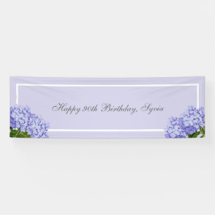 Lavendel-Hortensie Alles Gute zum Geburtstag Banner