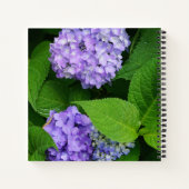 Lavendel Hortensie Notizblock (Rückseite)