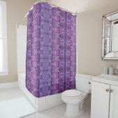 Lavendel Ikat 12 Duschvorhang (Beispiel)