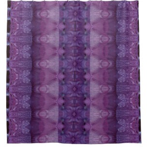 Lavendel Ikat 13 Duschvorhang