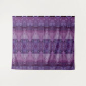 Lavendel Ikat 13 Wandteppich (Vorderseite (Horizontal))