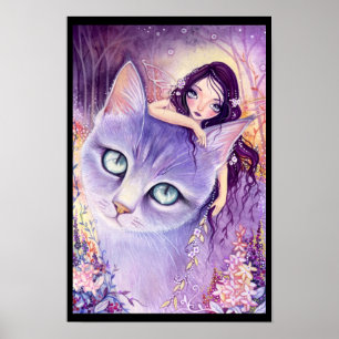 Lavendel-Illusion - GROSSER Druck Poster