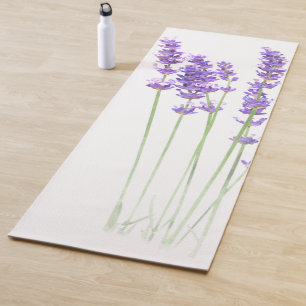 Lavendel-Illustration Yogamatte