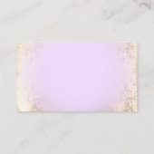 Lavendel Imitate Goldfolie danke Karte (Rückseite)