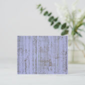 Lavendel Imitate Holztextur Postcard Postkarte (Stehend Vorderseite)