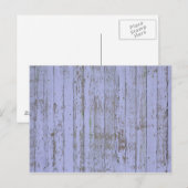 Lavendel Imitate Holztextur Postcard Postkarte (Vorne/Hinten)