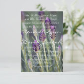 Lavendel in Bloom Einladung (Stehend Vorderseite)