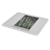 Lavendel in Bloom Schneidebrett (Ecke)