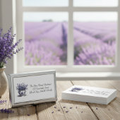 Lavendel in Delft Blue, benutzerdefinierbar Visitenkarte