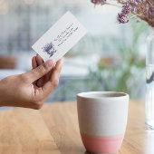 Lavendel in Delft Blue, benutzerdefinierbar Visitenkarte